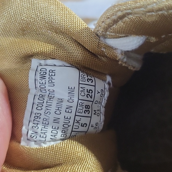 BEBE SPORT white & gold Tennis Shoes - Picture 10 of 10